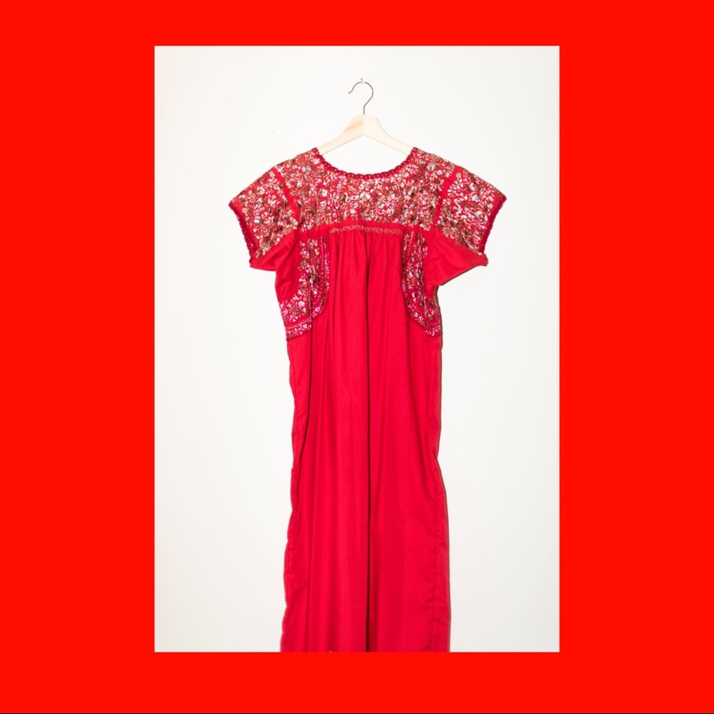 Traditional Mexican Folk Dress